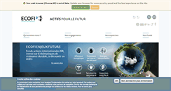 Desktop Screenshot of ecofi.fr
