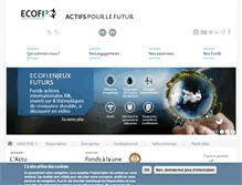 Tablet Screenshot of ecofi.fr